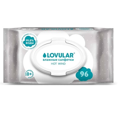 Салфетки влажные 96 шт Lovular 429762 1